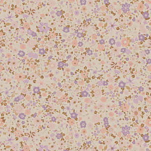 Платье-боди из мягкого джерси Wheat "Vianna Lilac Flower Meadow", лиловая поляна